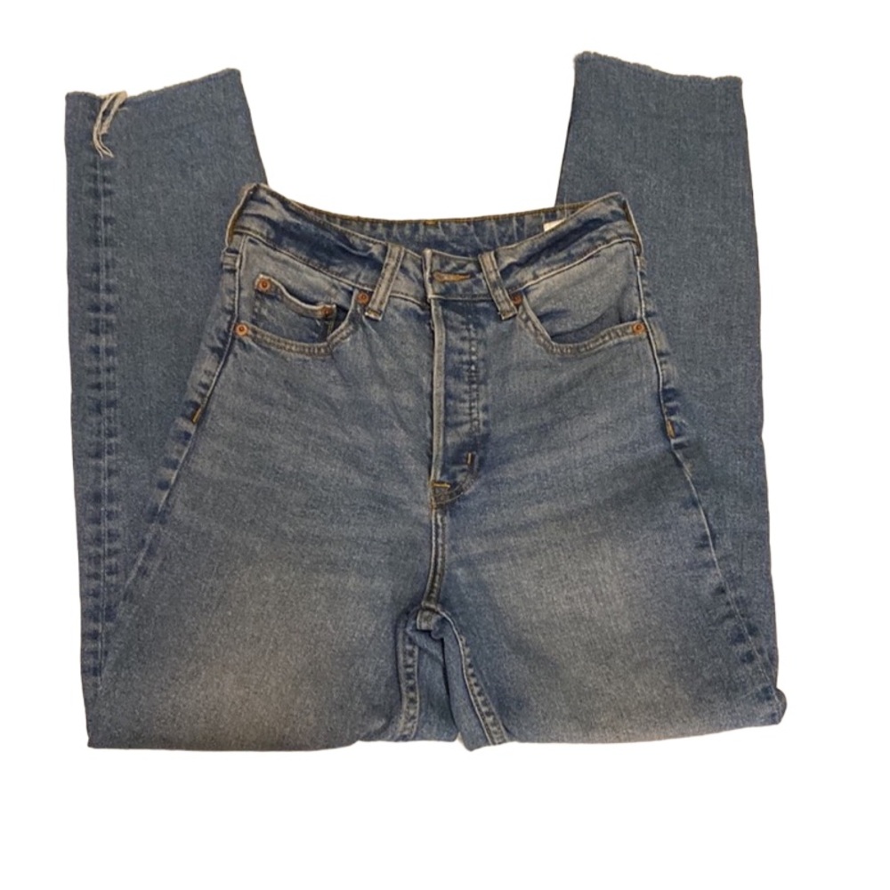 H&M Divided Curvy  Fit Wide Ultra High Waist Jean